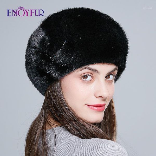 berets enjoyfur winter whole hats for women genuine natural mink with flower rhinestone fashion warm female casual caps1, Blue;gray
berets enjoyfur winter whole hats for women genuine natural mink with flower rhinestone fashion warm female casual caps1, Blue;gray