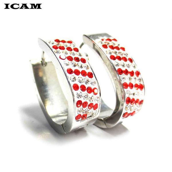 hoop & huggie icam jewelry rhinestone crystal circle earrings stainless steel for women wholesale, Golden;silver
hoop & huggie icam jewelry rhinestone crystal circle earrings stainless steel for women wholesale, Golden;silver