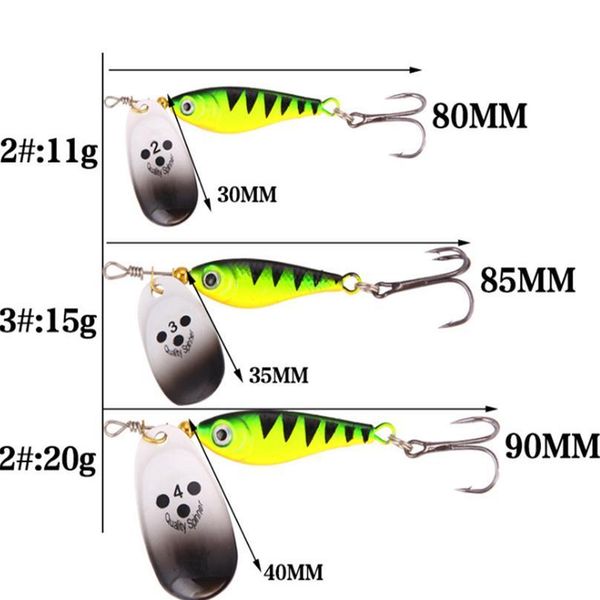 1pcs 11g/15g/20g hooks spinner spoon metal rotating fishing lure sequins bait wobblers bass trout perch pike fishin sqccwz
1pcs 11g/15g/20g hooks spinner spoon metal rotating fishing lure sequins bait wobblers bass trout perch pike fishin sqccwz