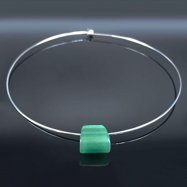 2020 new tangling stainless steel stone necklace women silver color choker necklace jewelry collares de moda n20323
2020 new tangling stainless steel stone necklace women silver color choker necklace jewelry collares de moda n20323