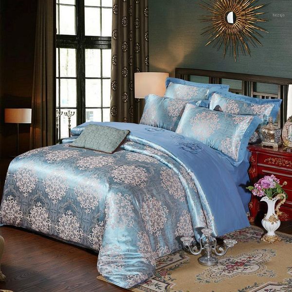 bedding sets home jacquard bed set summer linen 4pc/set embroideried duvet cover flat sheet elegant bedclothes wedding1
bedding sets home jacquard bed set summer linen 4pc/set embroideried duvet cover flat sheet elegant bedclothes wedding1