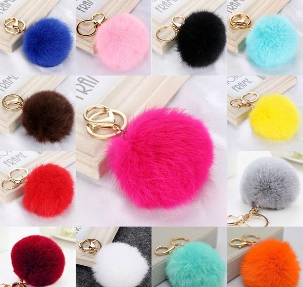 multi color pink rabbit fur ball keychain bag plush car key holder pendant key chain rings for women, Silver
multi color pink rabbit fur ball keychain bag plush car key holder pendant key chain rings for women, Silver