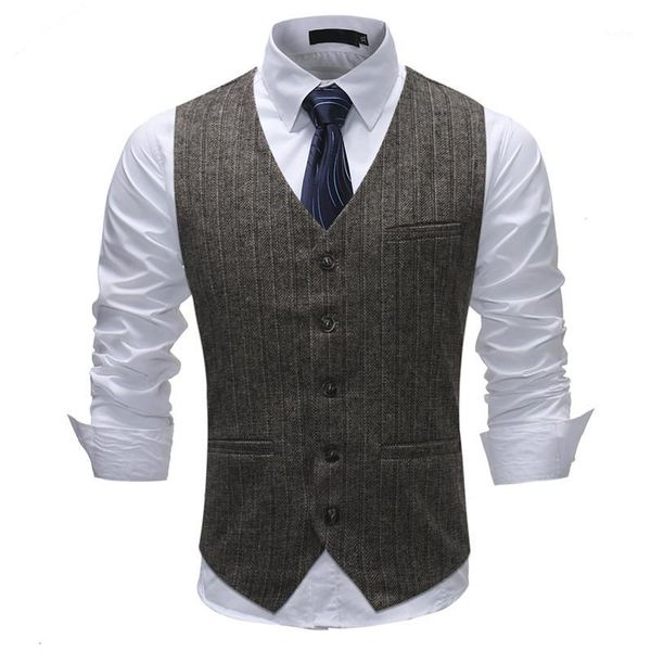 yffushi 2018 classic men vest spring autumn brown striped vest 5 buttons business casual style slim fit m-3xl1, Black;white
yffushi 2018 classic men vest spring autumn brown striped vest 5 buttons business casual style slim fit m-3xl1, Black;white