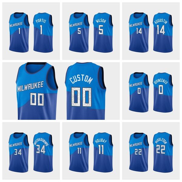 city 34 giannis antetokounmpo milwaukee bucks khris middleton holiday wilson divincenzo portis augustin basketball jerseys blue, Black;red
city 34 giannis antetokounmpo milwaukee bucks khris middleton holiday wilson divincenzo portis augustin basketball jerseys blue, Black;red