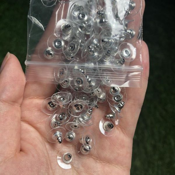 100pcs/lot rubber earring backs ser earnuts stud earring back supplies for jewelry diy jewelry findings making acc jllcyw
100pcs/lot rubber earring backs ser earnuts stud earring back supplies for jewelry diy jewelry findings making acc jllcyw