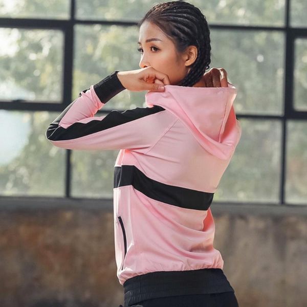 hooded sports yoga women workout jacket running zipper jacket fitness tracksuits training long sleeve sweatshirt, Black;red
hooded sports yoga women workout jacket running zipper jacket fitness tracksuits training long sleeve sweatshirt, Black;red