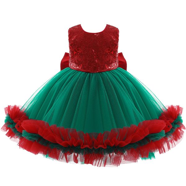 girls festival party bowknot paillette dress baby christmas bubble skirt children cosply clothes fmf 006, Red;yellow
girls festival party bowknot paillette dress baby christmas bubble skirt children cosply clothes fmf 006, Red;yellow