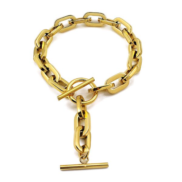 new arrival link chain bracelet for women stainls steel punk bracelets liftyle fashion bangl pulsera, Golden;silver
new arrival link chain bracelet for women stainls steel punk bracelets liftyle fashion bangl pulsera, Golden;silver