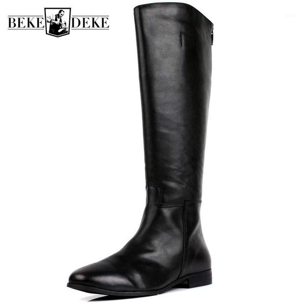 brand zip mens knee high boots british style genuine leather motorcycle boots fashion mens winter shoes botas masculina 38-441, Black
brand zip mens knee high boots british style genuine leather motorcycle boots fashion mens winter shoes botas masculina 38-441, Black
