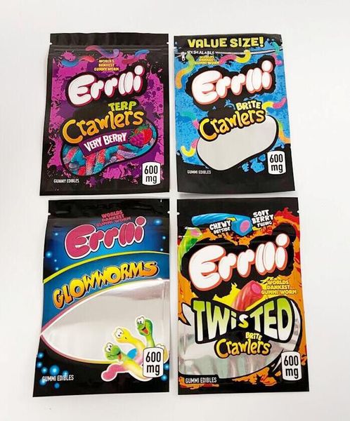 errlli crawlers edible plastic packaging bags very berry glow worms twisted shark 600mg smell proof package
errlli crawlers edible plastic packaging bags very berry glow worms twisted shark 600mg smell proof package