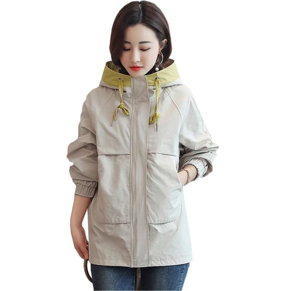 women's trench coats 2021 spring autumn women coat print letter short hooded womens windbreakers streetwear fashion casual overcoat, Tan;black
women's trench coats 2021 spring autumn women coat print letter short hooded womens windbreakers streetwear fashion casual overcoat, Tan;black