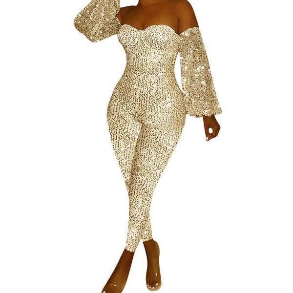women's jumpsuits & rompers slash neck women jumpsuit sequined romper female off shoulder playsuit european style woman party clothes, Black;white
women's jumpsuits & rompers slash neck women jumpsuit sequined romper female off shoulder playsuit european style woman party clothes, Black;white