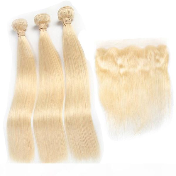 613 hd lace frontal with brazilian hair bundles straight 3 bundles 613 blonde bundes with closure 13*4 inch ear to ear 4pcs lot, Black;brown
613 hd lace frontal with brazilian hair bundles straight 3 bundles 613 blonde bundes with closure 13*4 inch ear to ear 4pcs lot, Black;brown