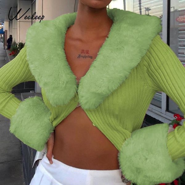 weekeep y2k sweaters v neck outfits feather patchwork knitwear button cardigans women's streetwear fashion club party solid 1, White
weekeep y2k sweaters v neck outfits feather patchwork knitwear button cardigans women's streetwear fashion club party solid 1, White