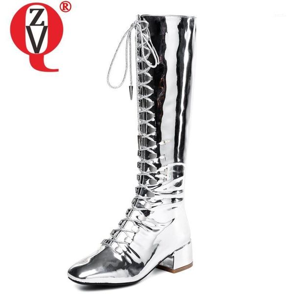 boots zvq winter fashion knee high outside mid heels square toe patent leather plus size zip women shoes drop 1, Black
boots zvq winter fashion knee high outside mid heels square toe patent leather plus size zip women shoes drop 1, Black