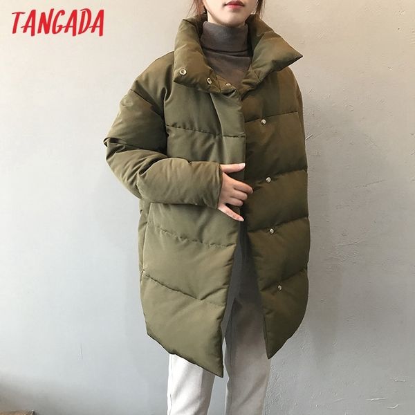 tangada women amy green oversize long parkas thick winter long sleeve buttons pockets female warm coat asf73 210203, Black
tangada women amy green oversize long parkas thick winter long sleeve buttons pockets female warm coat asf73 210203, Black