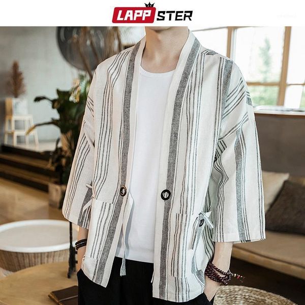 lappster summer stripe patchwork kimono jacket 2020 streetwear wind breaker ribbons cardigan cotton linen jacket open stitch 5xl1, Black;brown
lappster summer stripe patchwork kimono jacket 2020 streetwear wind breaker ribbons cardigan cotton linen jacket open stitch 5xl1, Black;brown