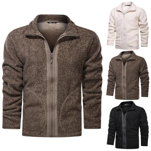 casual jacket men spring autumn outerwear fashion jacket plus fleece casual teddy velvet coat male, Black;brown
casual jacket men spring autumn outerwear fashion jacket plus fleece casual teddy velvet coat male, Black;brown