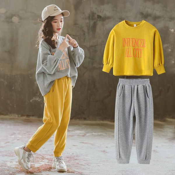 clothing sets kids tracksuit 2021 autumn long sleeve sweatshirt pants suits for girls clothes set costume children 12 13 years, White
clothing sets kids tracksuit 2021 autumn long sleeve sweatshirt pants suits for girls clothes set costume children 12 13 years, White