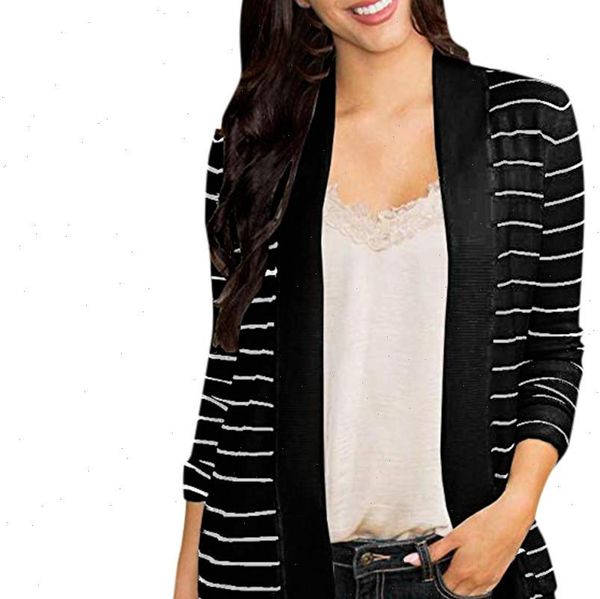 fashion autumn outerwear women long sleeve striped printed kimono cardigan long type casual elbow knitted sweater sd, White;black
fashion autumn outerwear women long sleeve striped printed kimono cardigan long type casual elbow knitted sweater sd, White;black