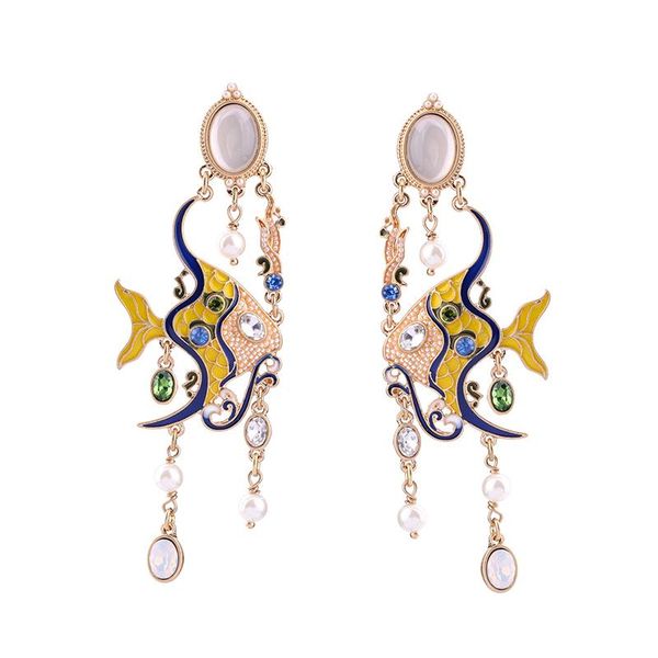 dangle & chandelier cute marine enamel fish hanging earrings jewelry acrylic pearl link chain statement long women brincos, Silver
dangle & chandelier cute marine enamel fish hanging earrings jewelry acrylic pearl link chain statement long women brincos, Silver