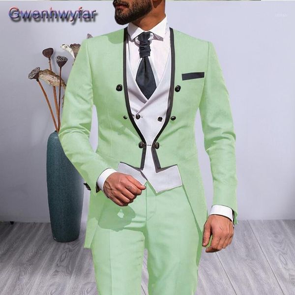 gwenhwyfar custom made double breasted men suits slim fit tuxedo wedding groom terno masculino blazer vest pants set plus size1, White;black
gwenhwyfar custom made double breasted men suits slim fit tuxedo wedding groom terno masculino blazer vest pants set plus size1, White;black