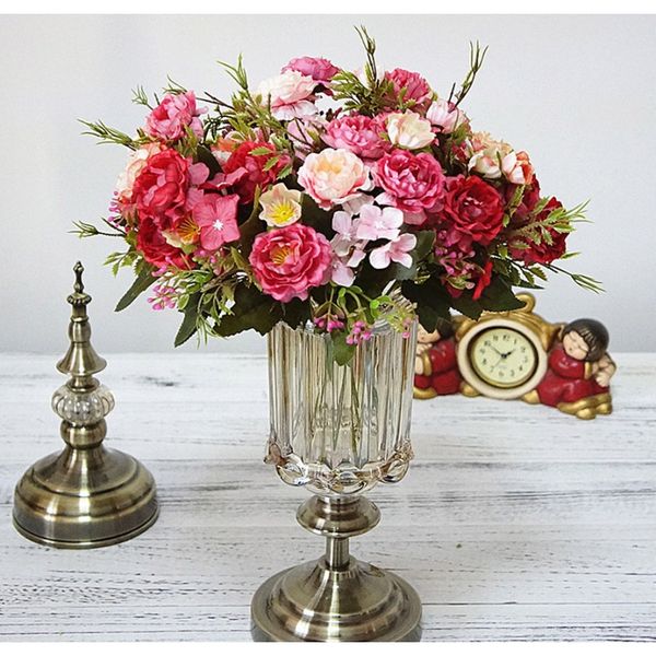 artificial flowers rose silk flowers bouquet small peony fake flowers faux flores wedding home diy decoration valentine's day f jllnsc
artificial flowers rose silk flowers bouquet small peony fake flowers faux flores wedding home diy decoration valentine's day f jllnsc