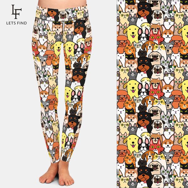 letsfind cute animals cartoon dogs digital printing women leggings high waist plus size soft fitness leggings 201204, Black
letsfind cute animals cartoon dogs digital printing women leggings high waist plus size soft fitness leggings 201204, Black