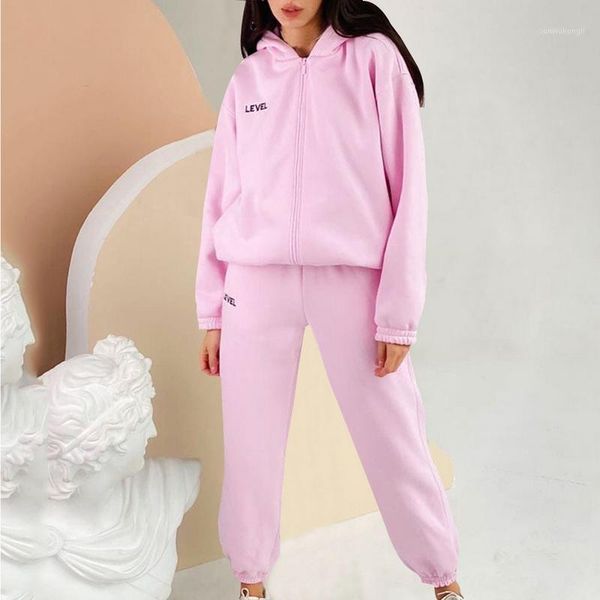 loozykit two piece set outfits autumn women's tracksuit oversized hoodie and pants casual sport suit winter 2 piece woman set1, Black;blue
loozykit two piece set outfits autumn women's tracksuit oversized hoodie and pants casual sport suit winter 2 piece woman set1, Black;blue