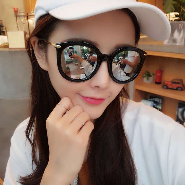 personalized korean 2019 sunglasses star new sunglasses women's trendy big frame round face myopia glasses, White;black
personalized korean 2019 sunglasses star new sunglasses women's trendy big frame round face myopia glasses, White;black