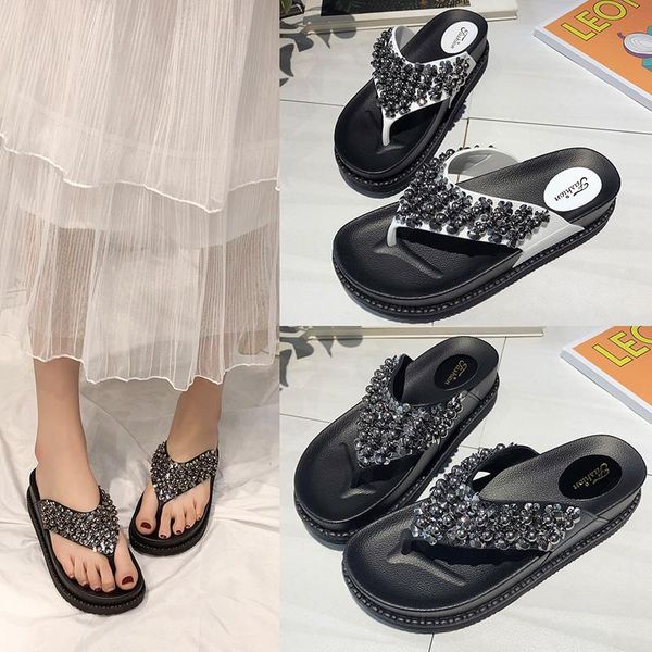 slippers shoes woman 2021 woman's shale female beach luxury slides platform rubber flip flops med soft sabot flat designer, Black
slippers shoes woman 2021 woman's shale female beach luxury slides platform rubber flip flops med soft sabot flat designer, Black