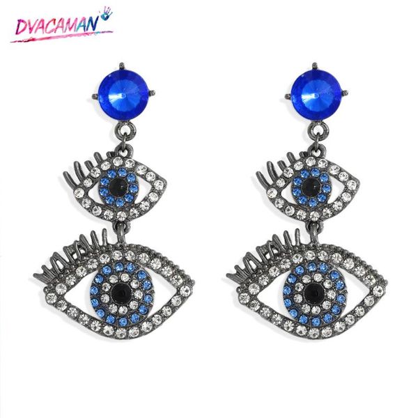 dvacaman charm bohemia rhinestone evil eye dangle earrrings for women blue crystal long drop earrings statement trend jewelry, Silver
dvacaman charm bohemia rhinestone evil eye dangle earrrings for women blue crystal long drop earrings statement trend jewelry, Silver