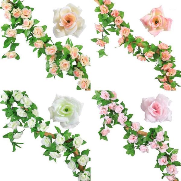 decorative flowers & wreaths 230cm artificial rose vine hanging flower ratten wreath for wall decor fake plants leaves garland romantic wedd
decorative flowers & wreaths 230cm artificial rose vine hanging flower ratten wreath for wall decor fake plants leaves garland romantic wedd
