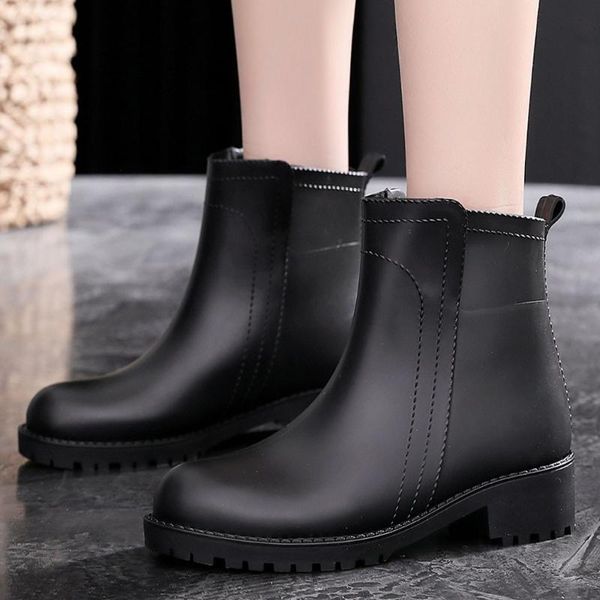 boots punk style snow women's non-slip rain outdoor rubber water shoes chaussures femme ankle for women botas mujer, Black
boots punk style snow women's non-slip rain outdoor rubber water shoes chaussures femme ankle for women botas mujer, Black