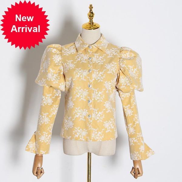 2021 new design of brand winter vintage bubble sleeve embroidered buckles women's shirt and clothes blouses a97k, White
2021 new design of brand winter vintage bubble sleeve embroidered buckles women's shirt and clothes blouses a97k, White