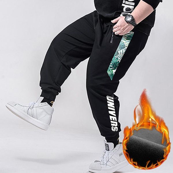men spring winter velvet jogging pants men elastic waist loose sweatpants large size -7xl casual pants streetwear1, Black
men spring winter velvet jogging pants men elastic waist loose sweatpants large size -7xl casual pants streetwear1, Black