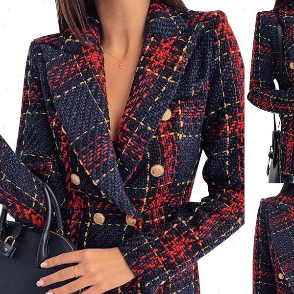 2021 winter elegant ladies double breasted slim office ladies jacket female fashion outdoor casual jackets plaid coat women, Black;brown
2021 winter elegant ladies double breasted slim office ladies jacket female fashion outdoor casual jackets plaid coat women, Black;brown