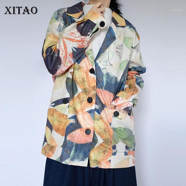 xitao print pattern blazer fashion new single breast full sleeve 2020 autumn minority elegant loose pocket coat zp30181, White;black
xitao print pattern blazer fashion new single breast full sleeve 2020 autumn minority elegant loose pocket coat zp30181, White;black