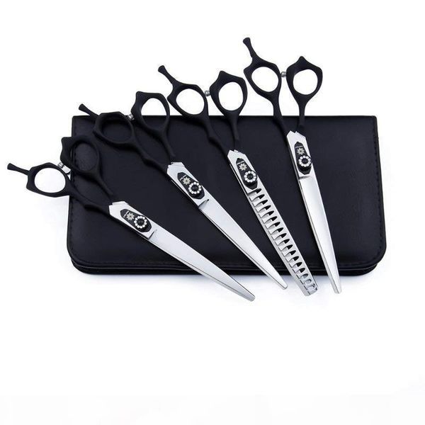 professional elastic handle pet grooming scissors set 7.0'', dog groomer scissors kit 4pcs pet hair trimming shears
professional elastic handle pet grooming scissors set 7.0'', dog groomer scissors kit 4pcs pet hair trimming shears
