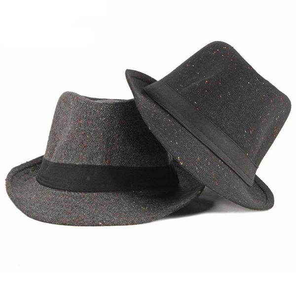 wide brim hats ht3410 men autumn winter hat vintage fedoras casual trilby male black band retro jazz fashion fedora for, Blue;gray
wide brim hats ht3410 men autumn winter hat vintage fedoras casual trilby male black band retro jazz fashion fedora for, Blue;gray