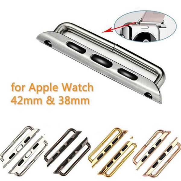 in stock stainless steel adapter for apple watch 38mm 40mm 42mm 44mm band connector, adaptor, apple watch buckle 4 colors
in stock stainless steel adapter for apple watch 38mm 40mm 42mm 44mm band connector, adaptor, apple watch buckle 4 colors