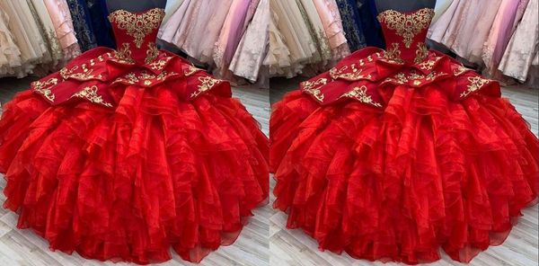 2022 real p red gold embroidery ball gown quinceanera dresses organza ruffles beaded sequins sweet 16 dress vestidos 15 anos, Blue;red
2022 real p red gold embroidery ball gown quinceanera dresses organza ruffles beaded sequins sweet 16 dress vestidos 15 anos, Blue;red