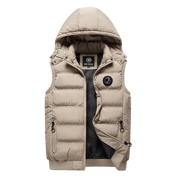 men's down vest men's winter thick sports waistcoat sleeveless jacket jacket down cotton vest quilted hooded, Black;white
men's down vest men's winter thick sports waistcoat sleeveless jacket jacket down cotton vest quilted hooded, Black;white