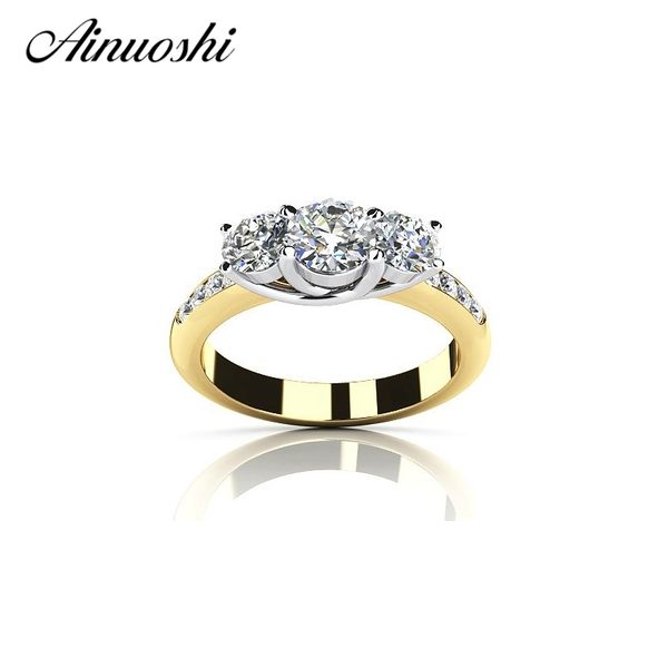 ainoushi fashion three stones yellow rings 925 sterling silver engagement lovers band for women fine bridal jewelry ring gift y200106, Slivery;golden
ainoushi fashion three stones yellow rings 925 sterling silver engagement lovers band for women fine bridal jewelry ring gift y200106, Slivery;golden