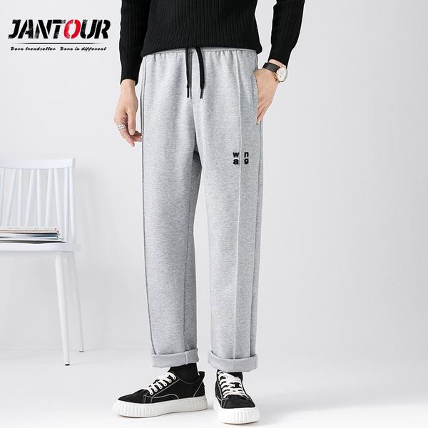 men's pants autumn sports running men pockets training elastic waist jogging loose straight casual trousers sweatpants solid 28-38, Black
men's pants autumn sports running men pockets training elastic waist jogging loose straight casual trousers sweatpants solid 28-38, Black