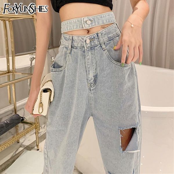 women's jeans foryunshes 2021 harajuku baggy ripped mom woman high waist straight leg pants vintage clothes korean fashion trousers, Blue
women's jeans foryunshes 2021 harajuku baggy ripped mom woman high waist straight leg pants vintage clothes korean fashion trousers, Blue