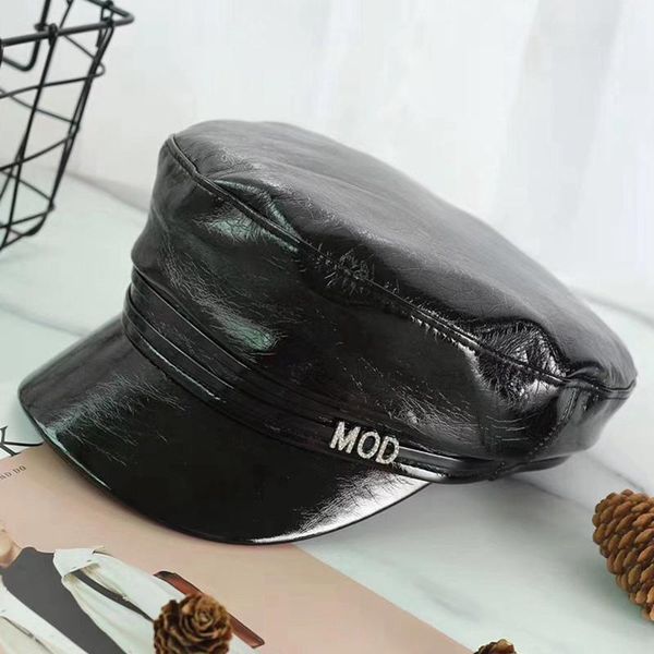 women fashion beret solid faux pu leather beret french artist warm beanie hat, Blue;gray
women fashion beret solid faux pu leather beret french artist warm beanie hat, Blue;gray