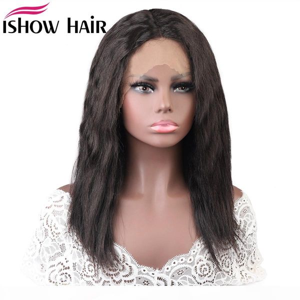 ishow brazilian natural wave wet and wavy water wave bob wigs t lace part wig 13*1 lace front wig virgin human hair wigs, Black;brown
ishow brazilian natural wave wet and wavy water wave bob wigs t lace part wig 13*1 lace front wig virgin human hair wigs, Black;brown