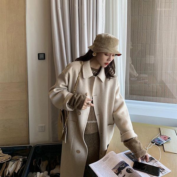 women's wool & blends fashion winter women coat long elegant ladies coats and jackets fall clothes woman jacket abrigos para mujer 2021, Black
women's wool & blends fashion winter women coat long elegant ladies coats and jackets fall clothes woman jacket abrigos para mujer 2021, Black