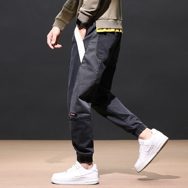 2021 new fashion streetwear men jeans loose fit spliced designer casual denim cargo pants hip hop joggers wide leg trousers 9gn, Blue
2021 new fashion streetwear men jeans loose fit spliced designer casual denim cargo pants hip hop joggers wide leg trousers 9gn, Blue